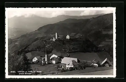 AK Wangen, Ortsansicht aus der Vogelschau