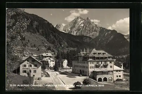 AK Canazei di Fassa, Albergo Canazei verso il Vernel