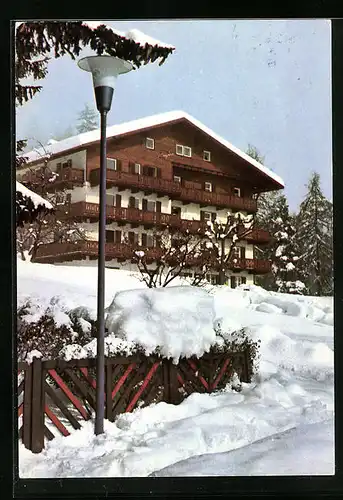 AK Oberbozen /Ritten, Hotel-Pension Regina