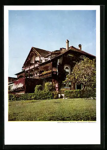 AK Oberbozen /Ritten, Hotel Pensione Vittoria