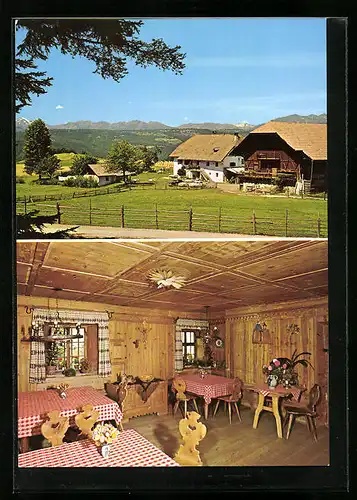 AK Oberbozen /Ritten, Gasthaus und Jausenstation Lobishof