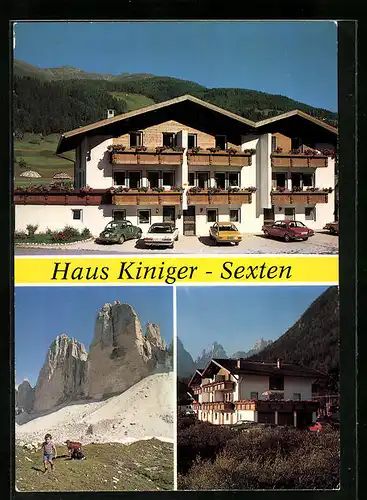 AK Sexten, Hotel-Pension Haus Kiniger, Waldheimweg 3
