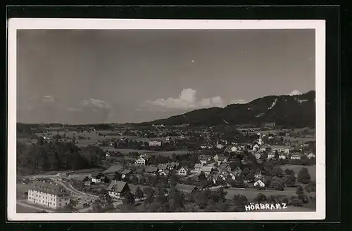 AK Hörbranz, Ortsansicht aus der Vogelschau