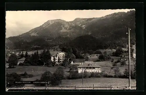 AK Andelsbuch, Blick zum Marienheim