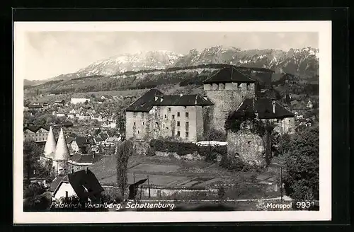 AK Feldkirch, Blick zur Schattenburg
