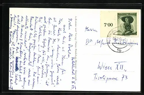 AK Feldkirch, Strassenpartie in der Neustadt