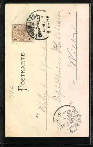 AK Gütle bei Dornbirn, Partie im Rappenloch