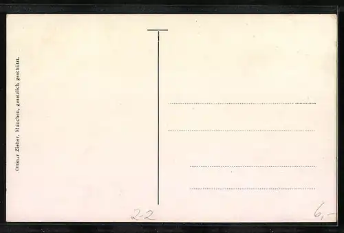 AK Briefmarken und Wappen aus Bayern