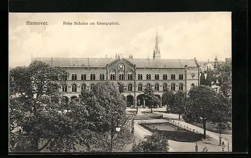 AK Hannover, Hohe Schulen am Georgsplatz