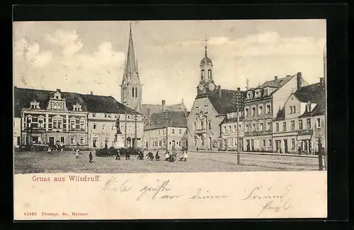 AK Wilsdruff, Marktplatz