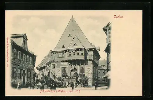 AK Goslar /Harz, Altdeutsches Gildehaus von 1557