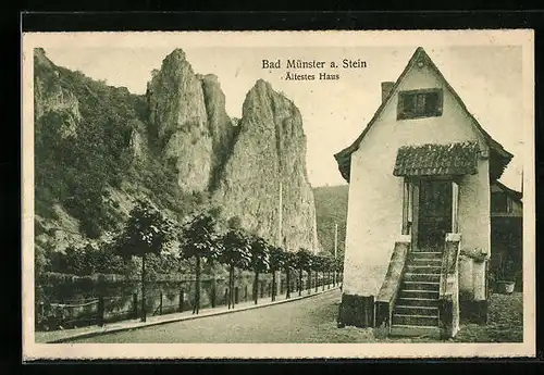 AK Bad Münster am Stein, Ältestes Haus