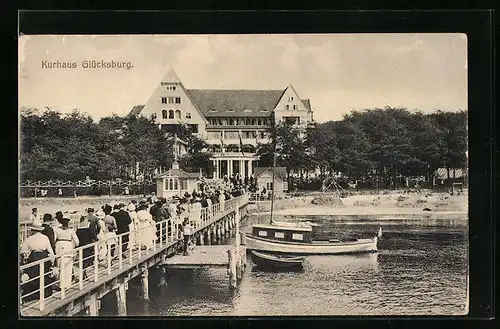 AK Glücksburg, Kurhaus und Seesteg