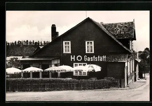 AK Frankenhain /Thür., HO-Gaststätte Zur Lilie