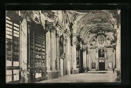 AK Altenburg, Stift Altenburg, Bibliothek, Innenansicht