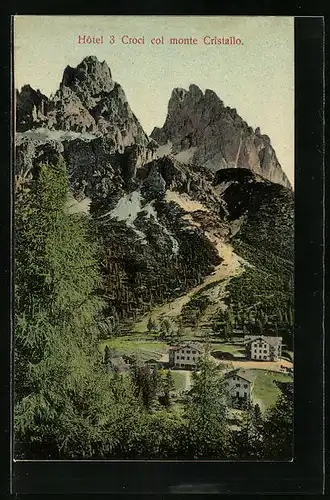 AK Cortina, Hotel 3 Croci col monte Cristallo