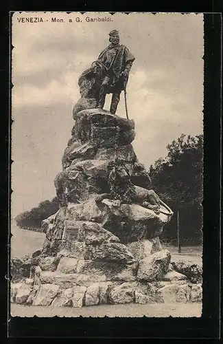 AK Venezia, Monumento a G. Garibaldi