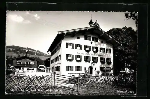 AK Kirchberg, Blick zum Gasthof Kalswirt