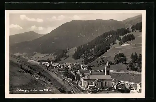 AK Matrei, Ortsansicht gegen Brenner