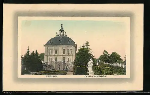 Präge-AK Moritzburg, Fasanenschlösschen