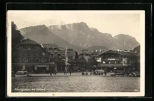 AK Königssee, Strand und Gasthof