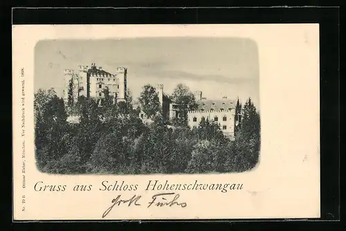 AK Schwangau, Schloss Hohenschwangau