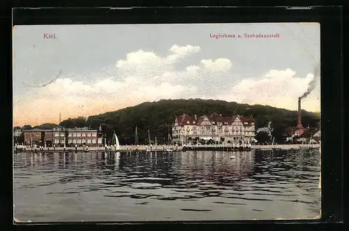 AK Kiel, Logierhaus und Seebadeanstalt