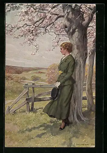 Künstler-AK R. Borrmeister: Sehnsucht nach der Liebe