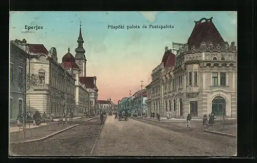 AK Eperjes, Püspöki palota és Postapalota