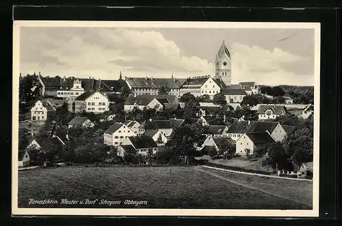 AK Scheyern / Obb., Benediktin. Kloster und Dorf