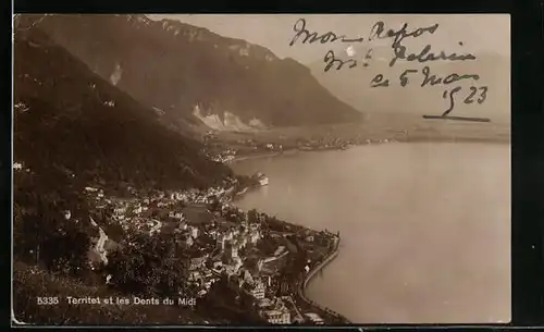 AK Territet, Panorama et les Dents du Midi