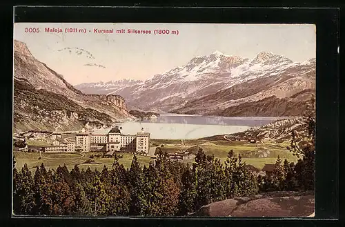 AK Maloja, Kursaal mit Silsersee