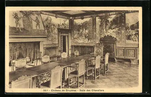 AK Gruyères, le Chateau, Salle des Chevaliers