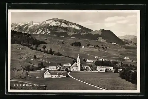 AK Brülisau, Gesamtansicht mit Umgebung