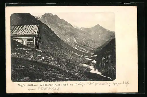 AK Sölden, Windacher-Alpe, Fiegls Gasthaus
