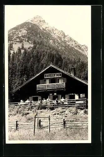 Foto-AK Raitis, Gasthof Raitiser-Alm