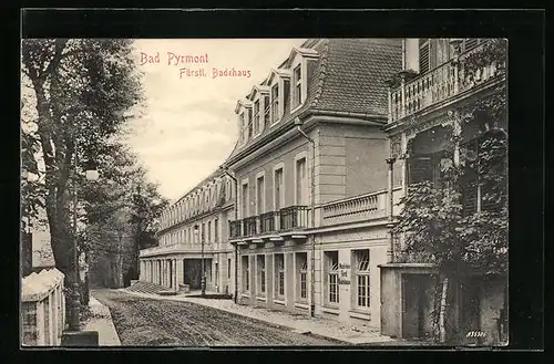 AK Bad Pyrmont, Fürstliches Badehaus