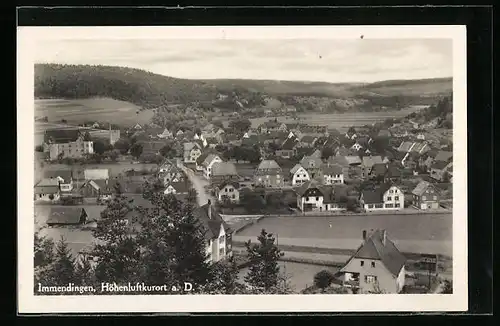 AK Immendingen, Ortsansicht aus der Vogelschau