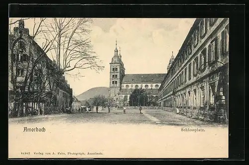 AK Amorbach, Schlossplatz