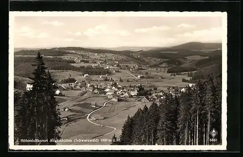 AK Altglashütten, Ortsansicht aus der Vogelschau