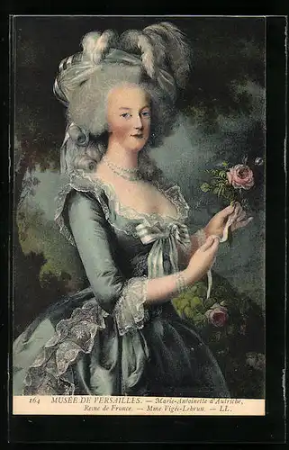 Künstler-AK Marie Antoinette d`Autriche, Reine de France