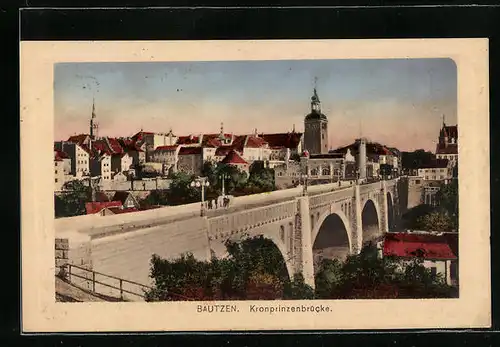 AK Bautzen, Kronprinzenbrücke