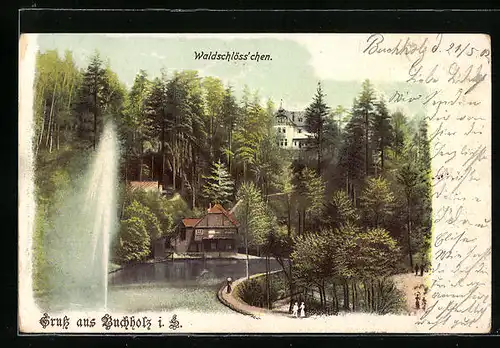 AK Buchholz i. S., Gasthaus Waldschlöss`chen