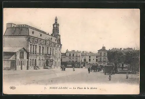 AK Noisy-le-Sec, la place de la Mairie