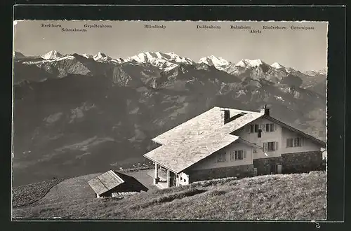 Foto-AK Emanuel Gyger: Beatenberg, Berghaus Niederhorn