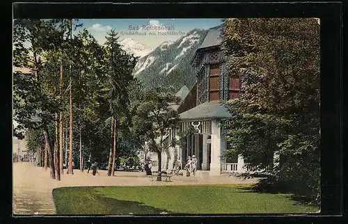 AK Bad Reichenhall, Gradierhaus mit Hochstaufen