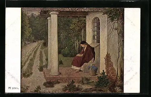 Künstler-AK Moritz von Schwind: Die Waldkapelle