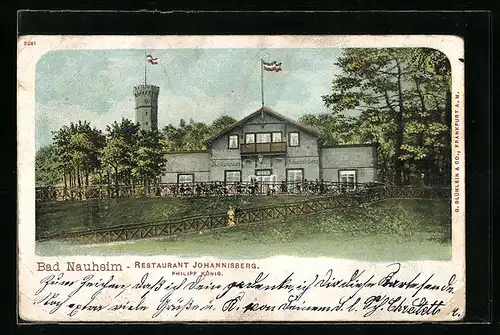 AK Bad Nauheim, Restaurant Johannisberg von Philipp König