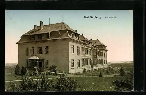 AK Bad Rehburg, Hotel Marienheim im Grünen