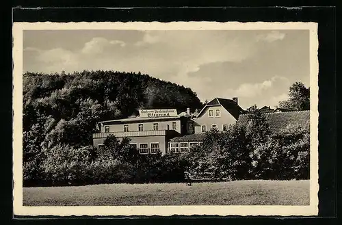 AK Unkeroda bei Eisenach, Gast- u. Pensions-Haus Eltegrund